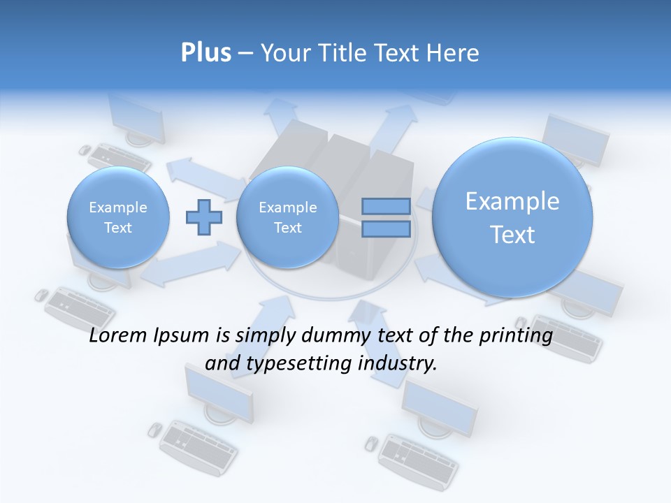Management Corporation Teamwork PowerPoint Template
