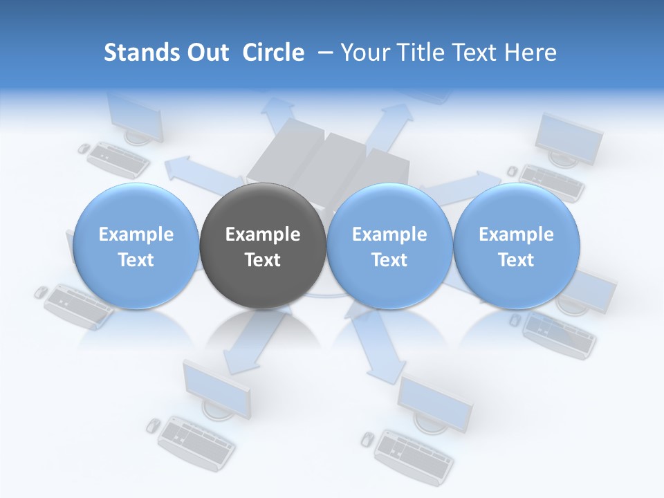 Management Corporation Teamwork PowerPoint Template