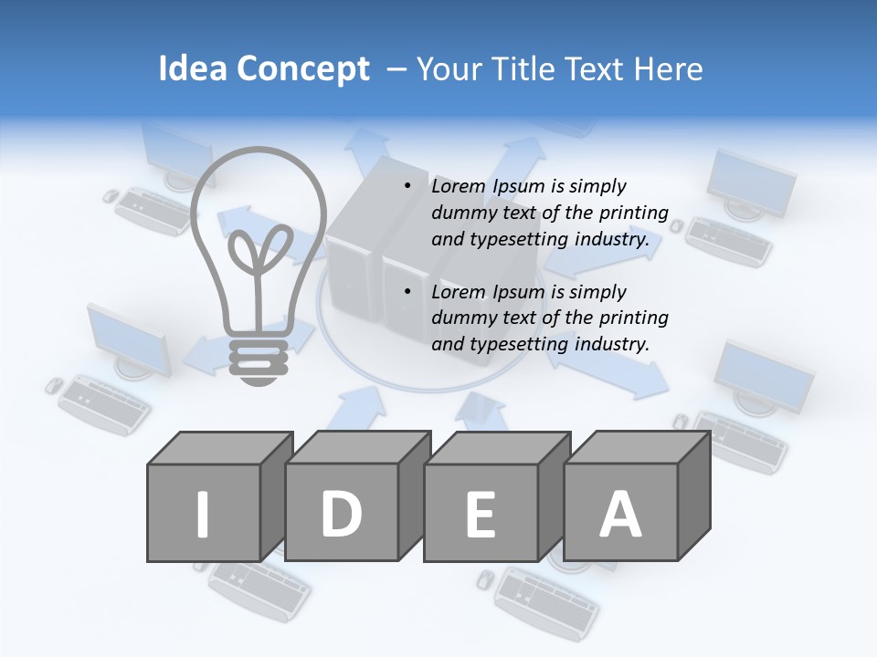 Management Corporation Teamwork PowerPoint Template