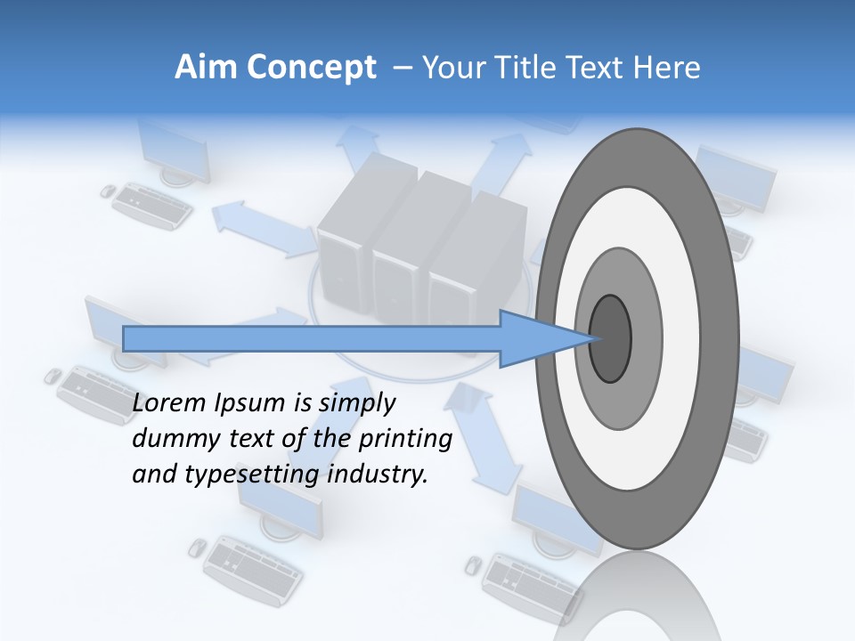 Management Corporation Teamwork PowerPoint Template