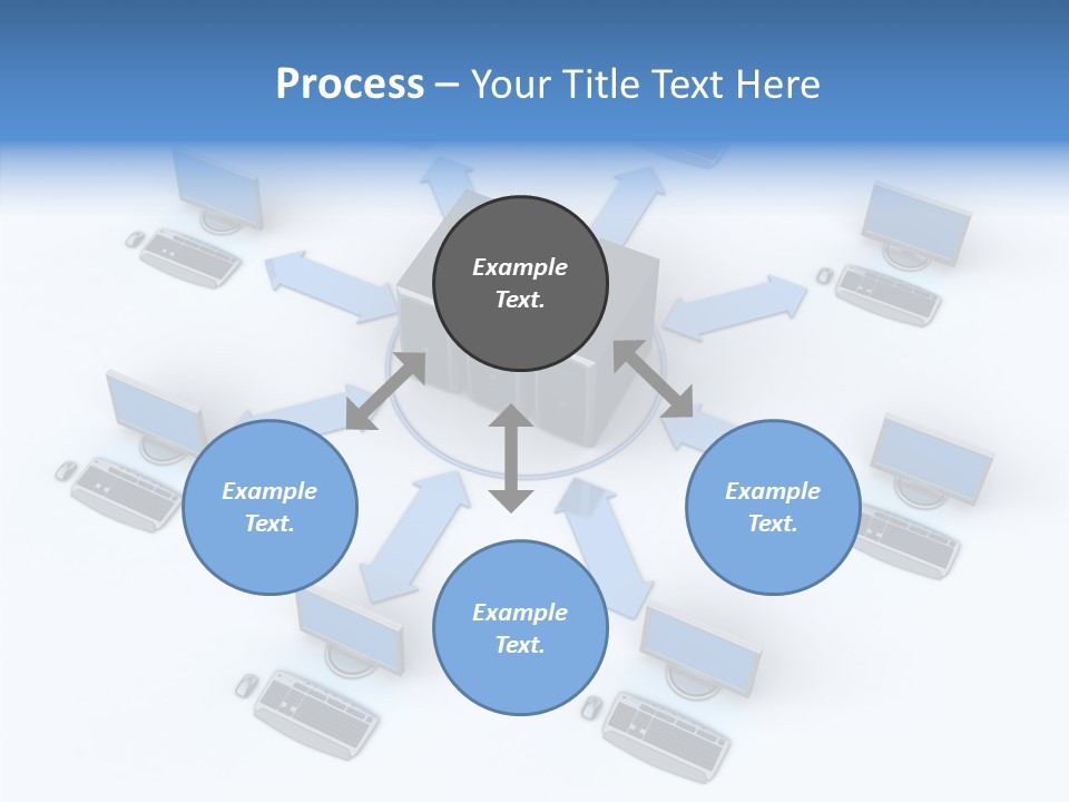 Management Corporation Teamwork PowerPoint Template