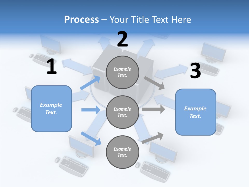 Management Corporation Teamwork PowerPoint Template