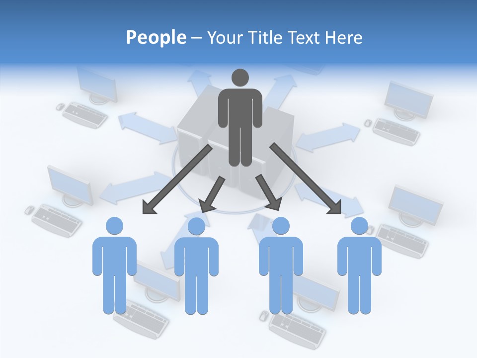 Management Corporation Teamwork PowerPoint Template