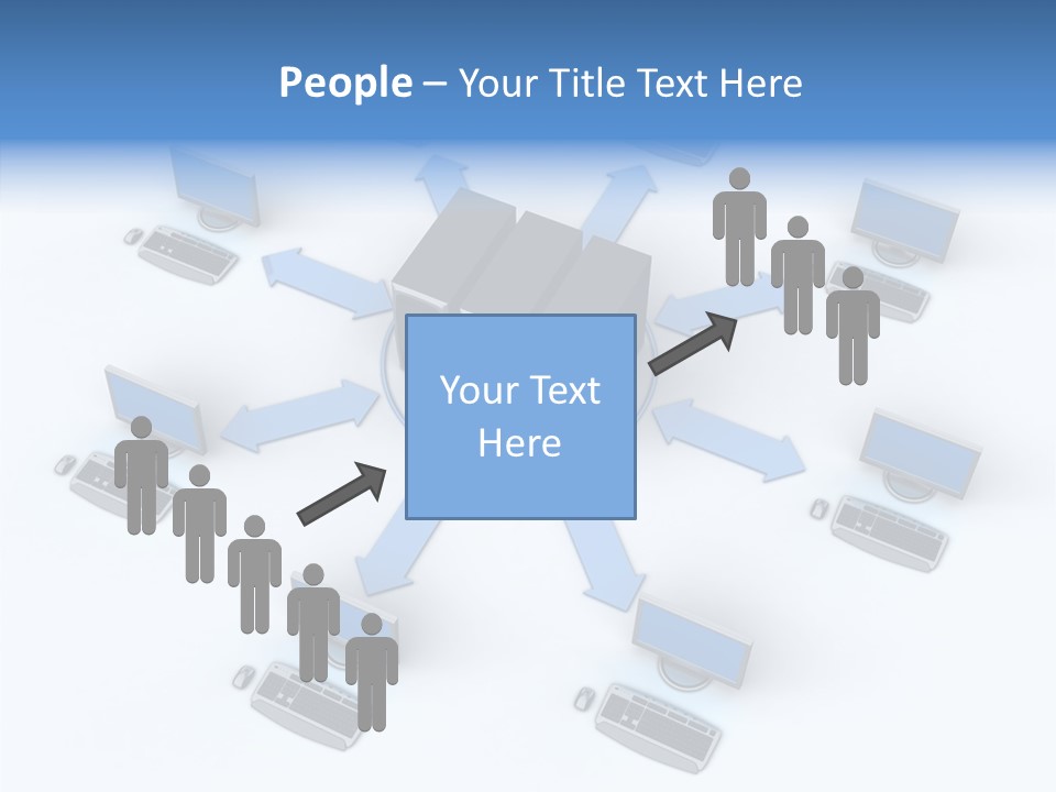 Management Corporation Teamwork PowerPoint Template