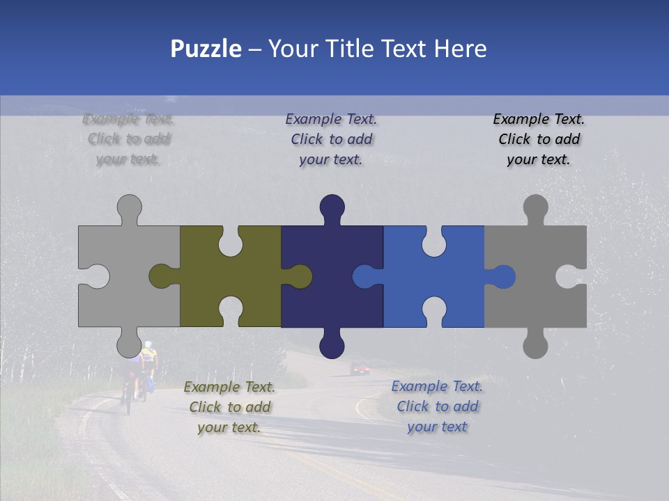 Sky Asphalt Pavement Chief PowerPoint Template