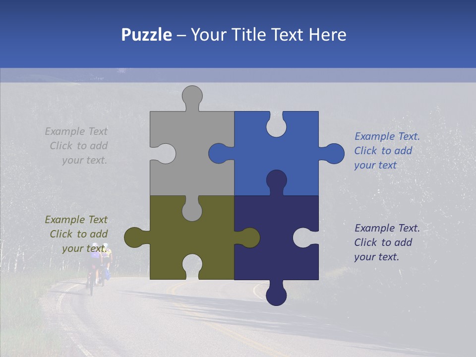 Sky Asphalt Pavement Chief PowerPoint Template