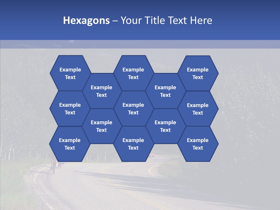 Sky Asphalt Pavement Chief PowerPoint Template