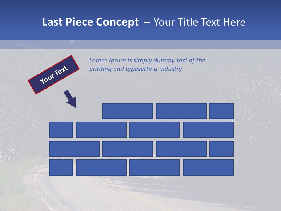 Sky Asphalt Pavement Chief PowerPoint Template