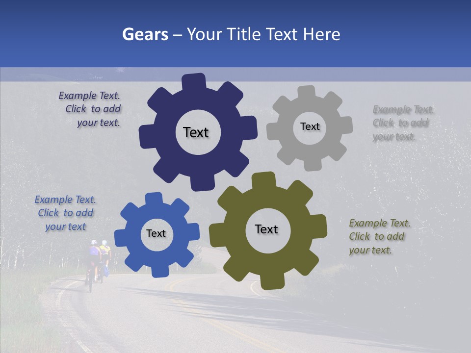 Sky Asphalt Pavement Chief PowerPoint Template