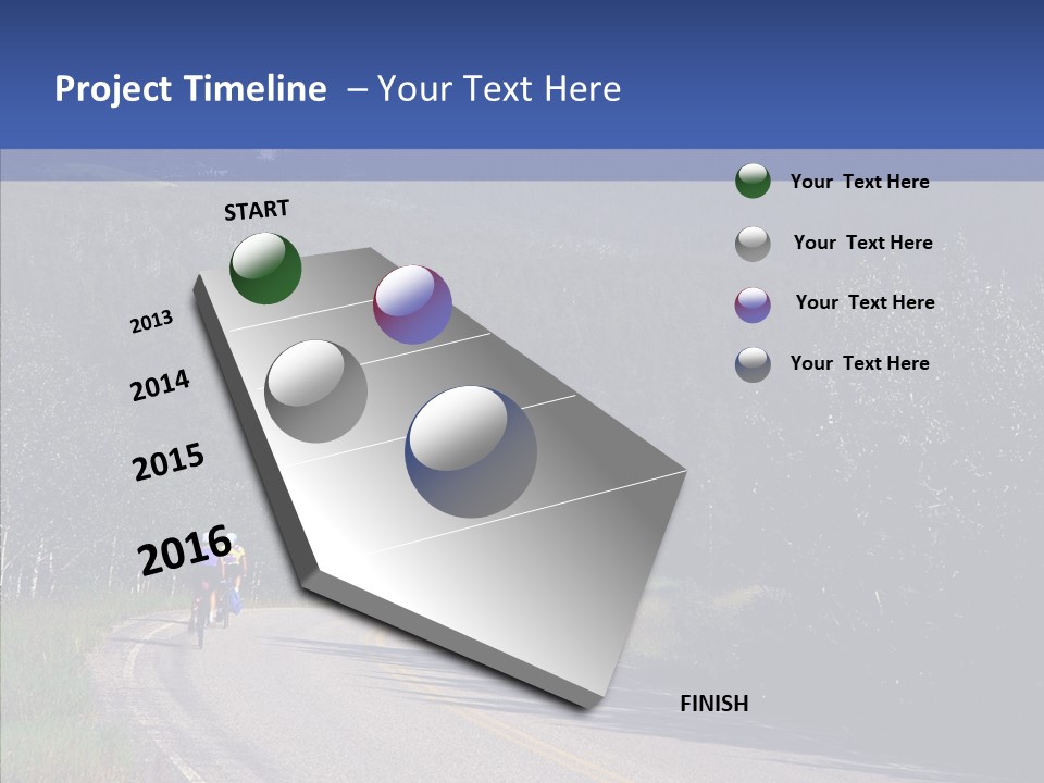 Sky Asphalt Pavement Chief PowerPoint Template