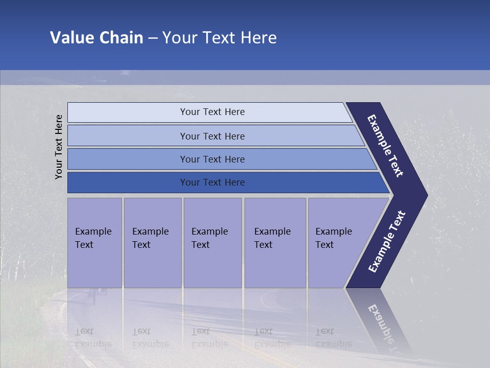 Sky Asphalt Pavement Chief PowerPoint Template