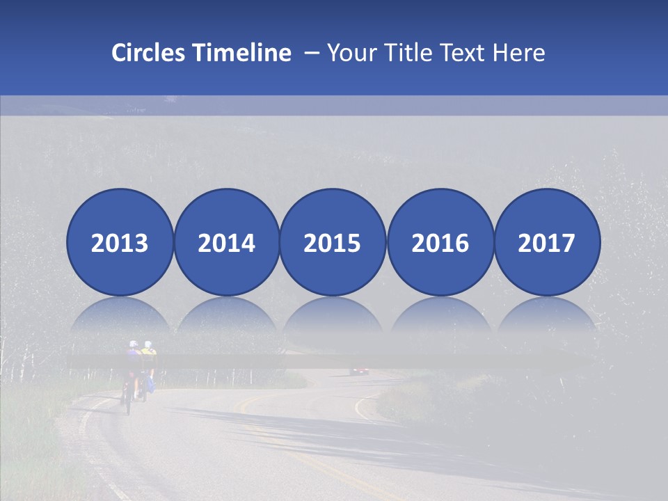 Sky Asphalt Pavement Chief PowerPoint Template