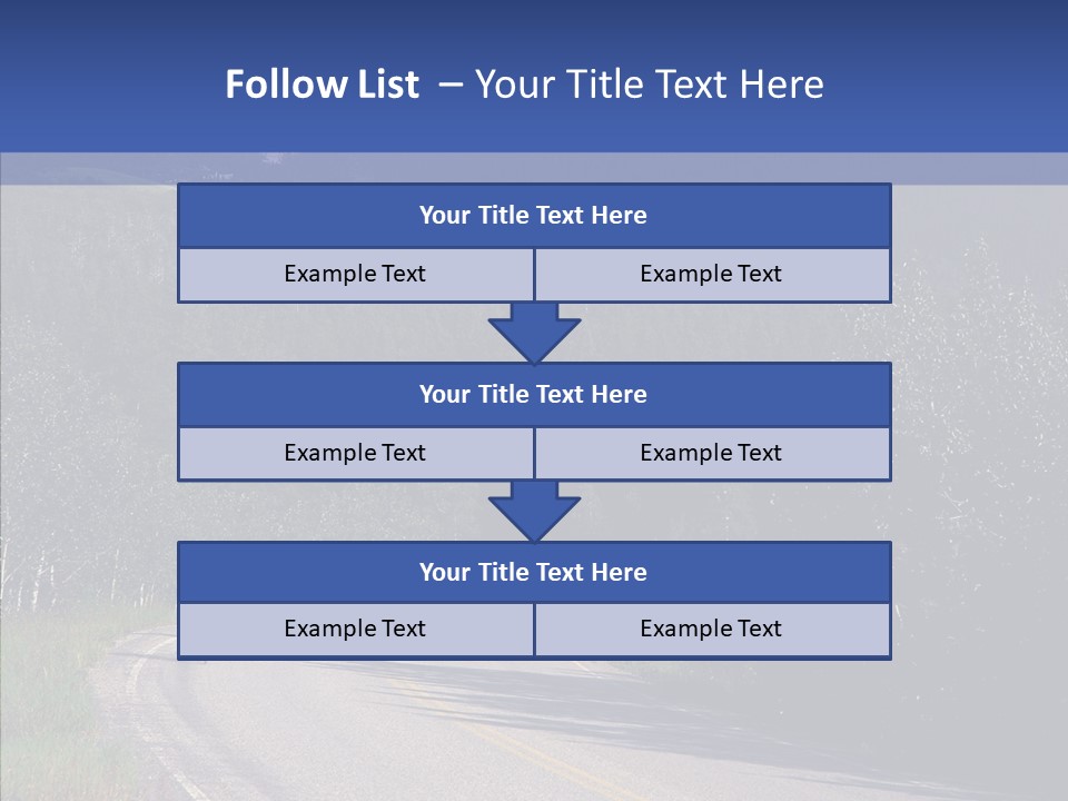 Sky Asphalt Pavement Chief PowerPoint Template