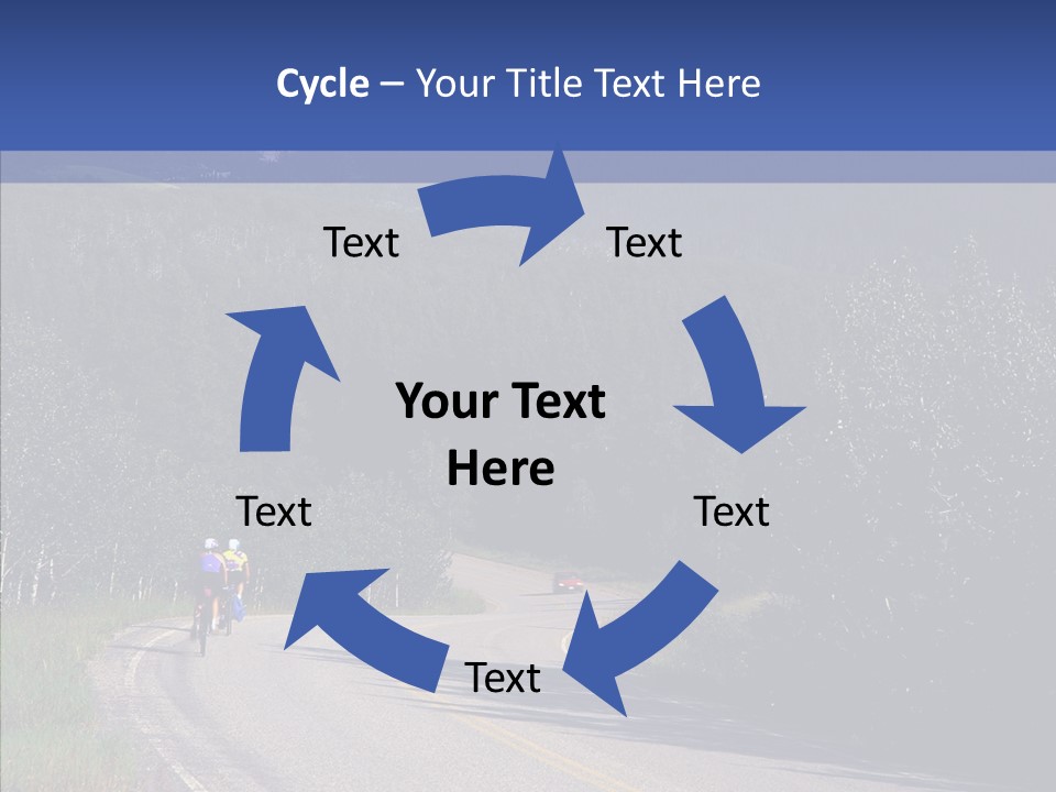 Sky Asphalt Pavement Chief PowerPoint Template