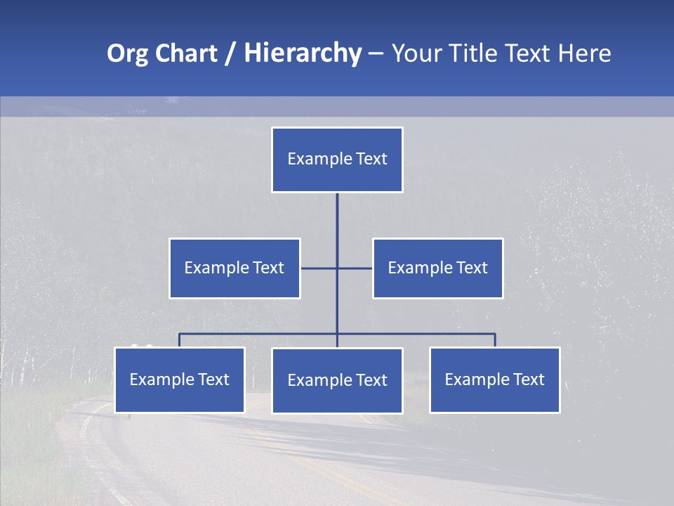 Sky Asphalt Pavement Chief PowerPoint Template