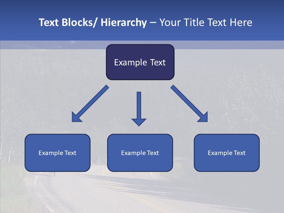 Sky Asphalt Pavement Chief PowerPoint Template