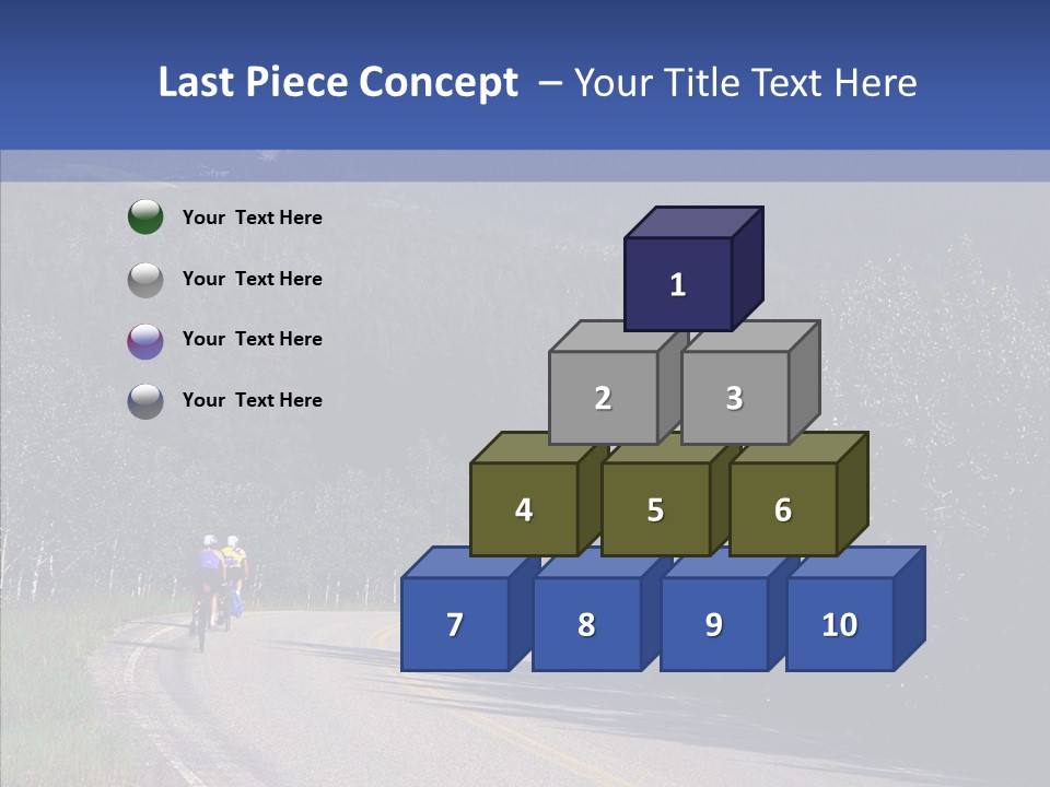 Sky Asphalt Pavement Chief PowerPoint Template