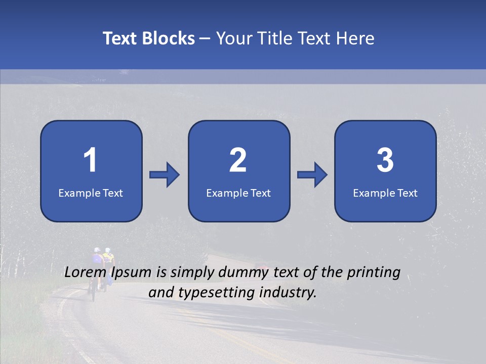 Sky Asphalt Pavement Chief PowerPoint Template