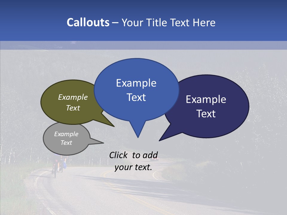 Sky Asphalt Pavement Chief PowerPoint Template