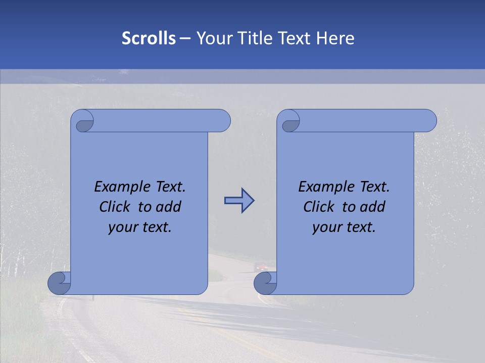 Sky Asphalt Pavement Chief PowerPoint Template