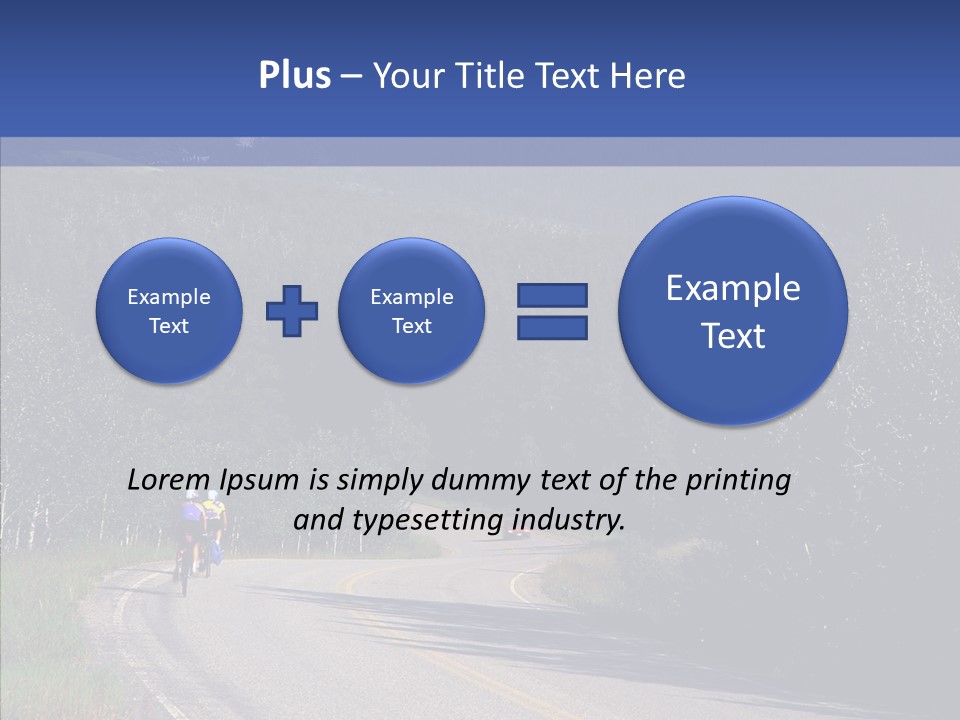 Sky Asphalt Pavement Chief PowerPoint Template