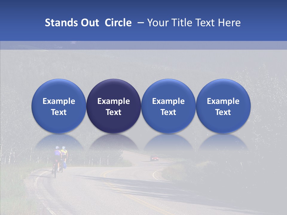 Sky Asphalt Pavement Chief PowerPoint Template