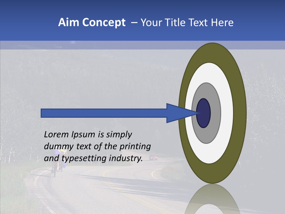 Sky Asphalt Pavement Chief PowerPoint Template