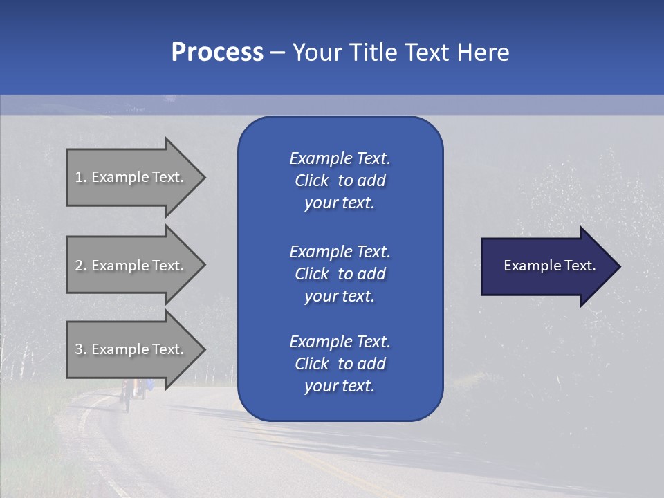 Sky Asphalt Pavement Chief PowerPoint Template