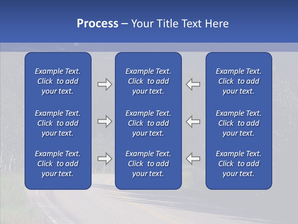 Sky Asphalt Pavement Chief PowerPoint Template