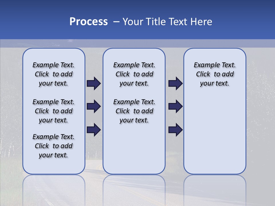 Sky Asphalt Pavement Chief PowerPoint Template