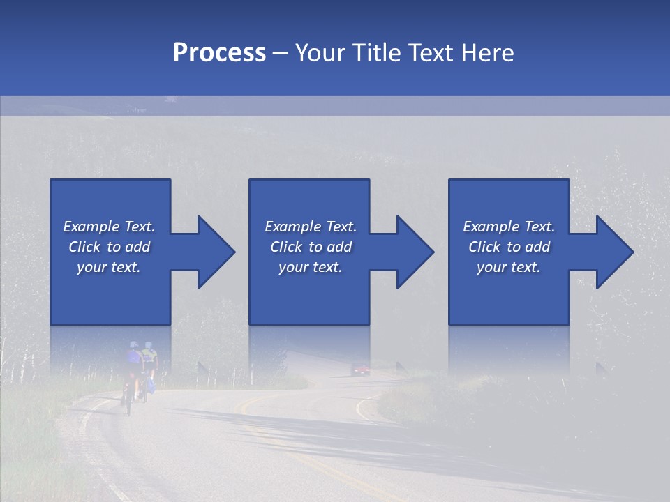 Sky Asphalt Pavement Chief PowerPoint Template