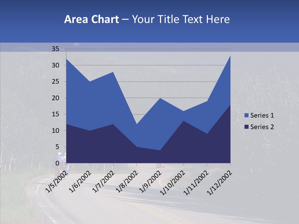 Sky Asphalt Pavement Chief PowerPoint Template