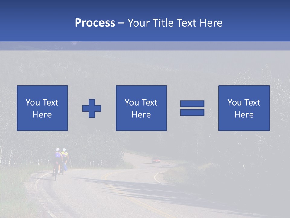 Sky Asphalt Pavement Chief PowerPoint Template