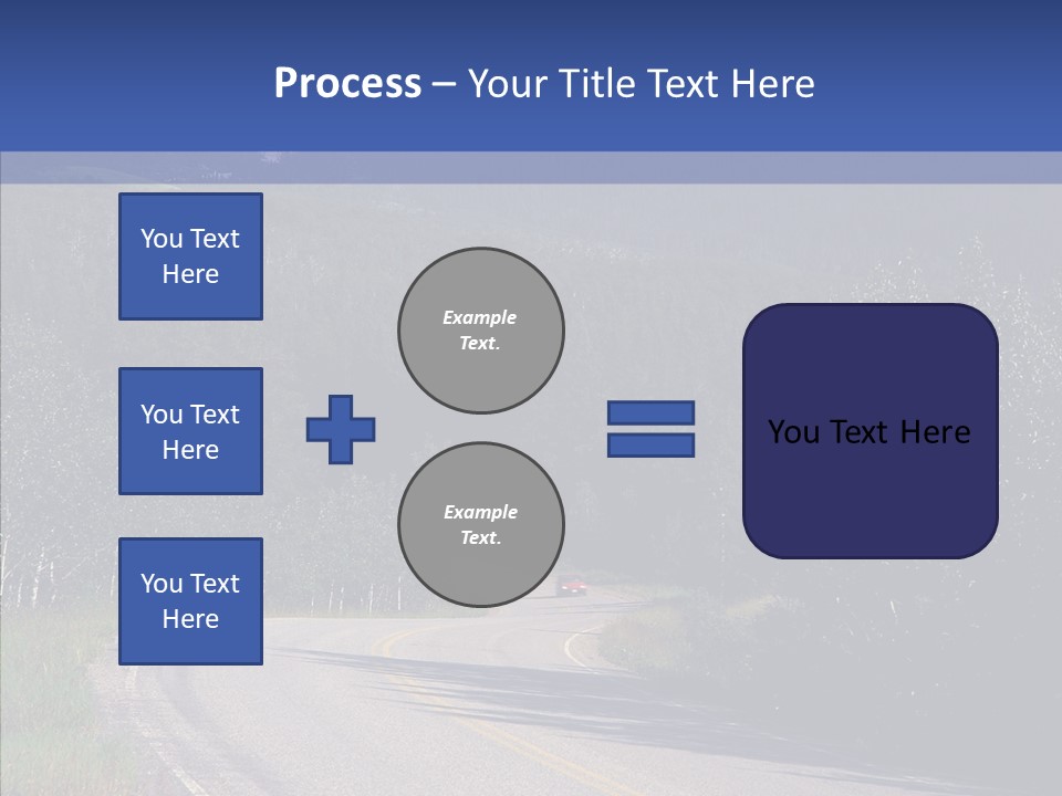 Sky Asphalt Pavement Chief PowerPoint Template