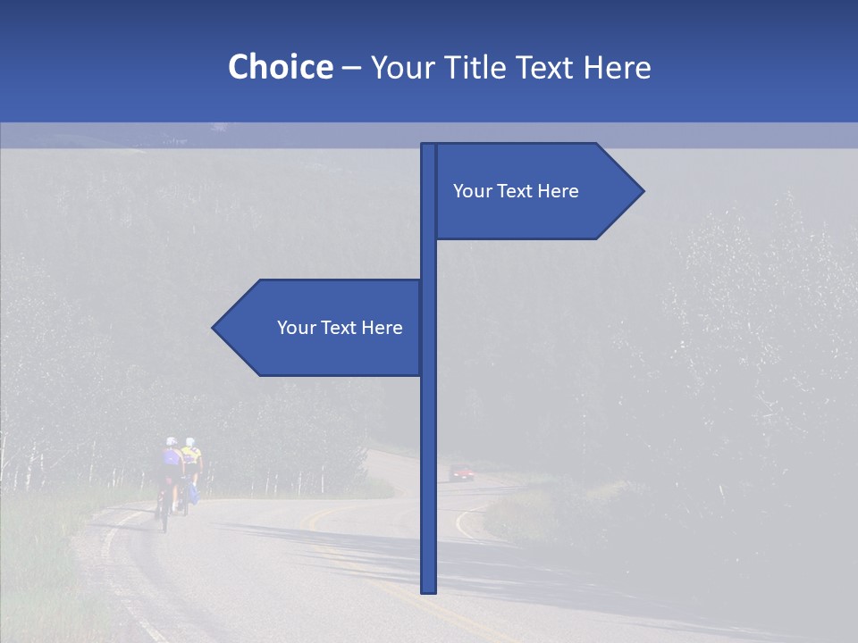 Sky Asphalt Pavement Chief PowerPoint Template