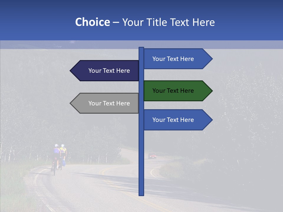 Sky Asphalt Pavement Chief PowerPoint Template