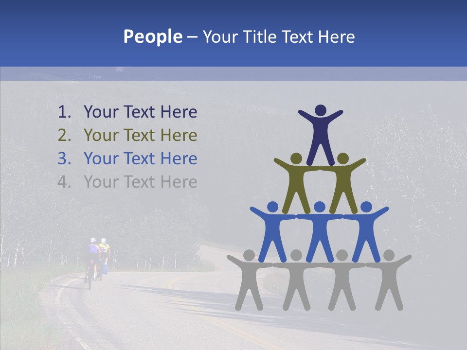 Sky Asphalt Pavement Chief PowerPoint Template