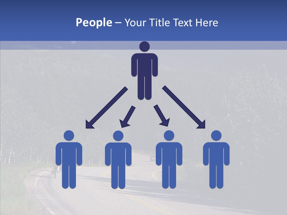 Sky Asphalt Pavement Chief PowerPoint Template