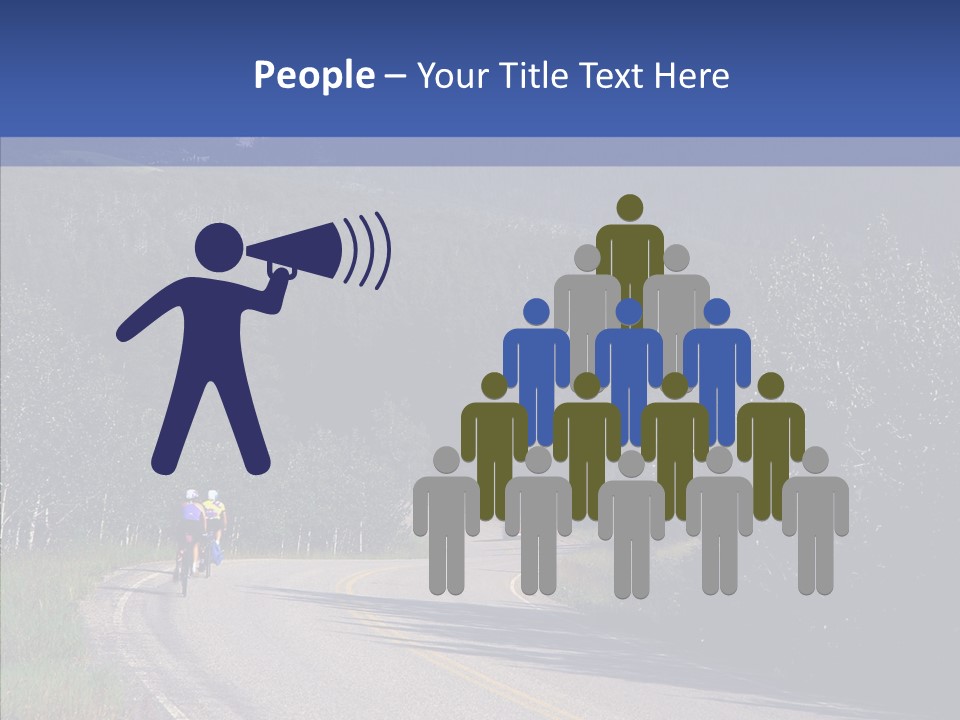 Sky Asphalt Pavement Chief PowerPoint Template