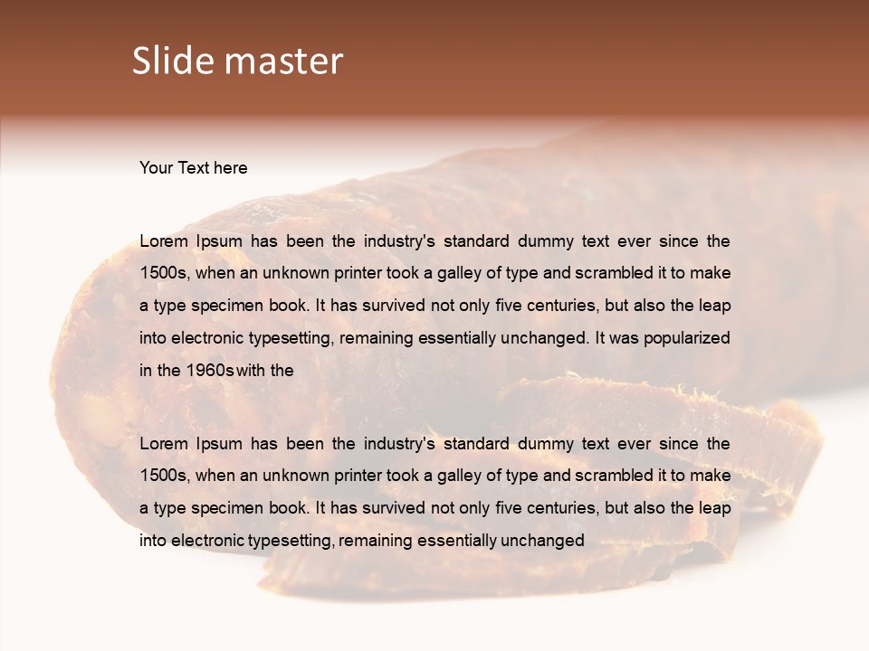 Close Tasty Pepper PowerPoint Template