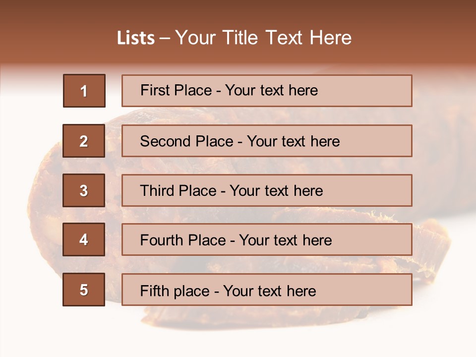 Close Tasty Pepper PowerPoint Template