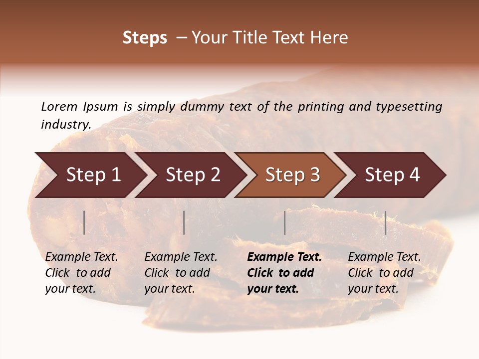 Close Tasty Pepper PowerPoint Template