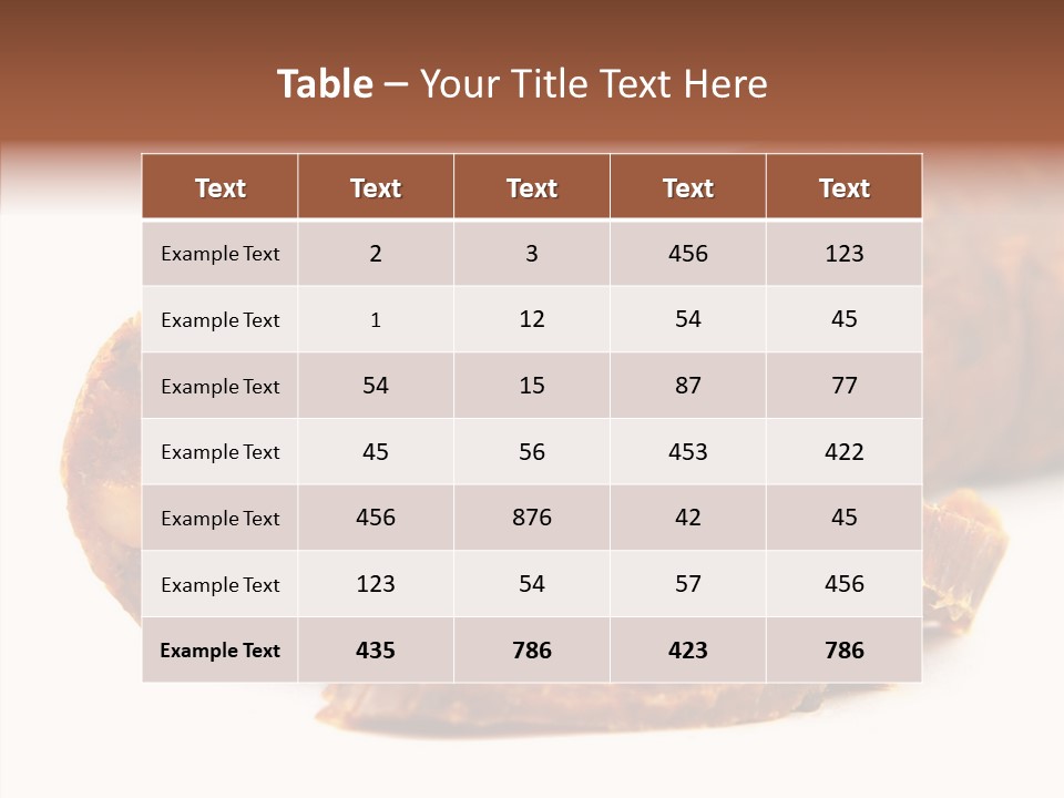Close Tasty Pepper PowerPoint Template