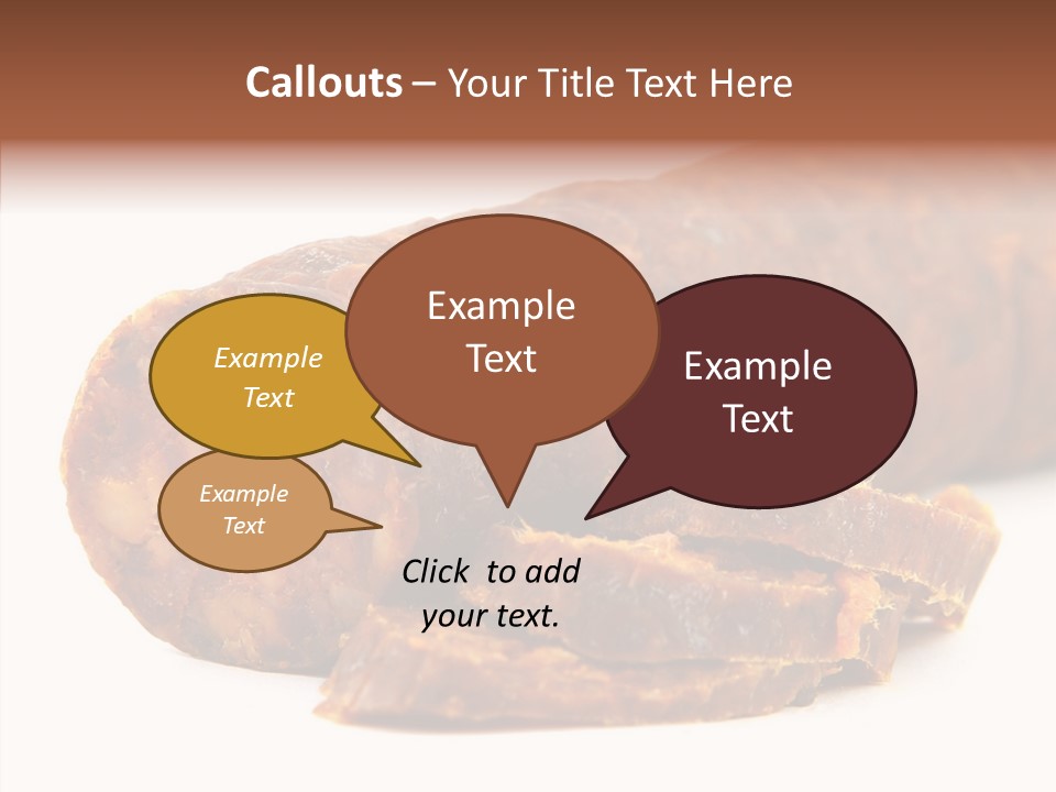 Close Tasty Pepper PowerPoint Template