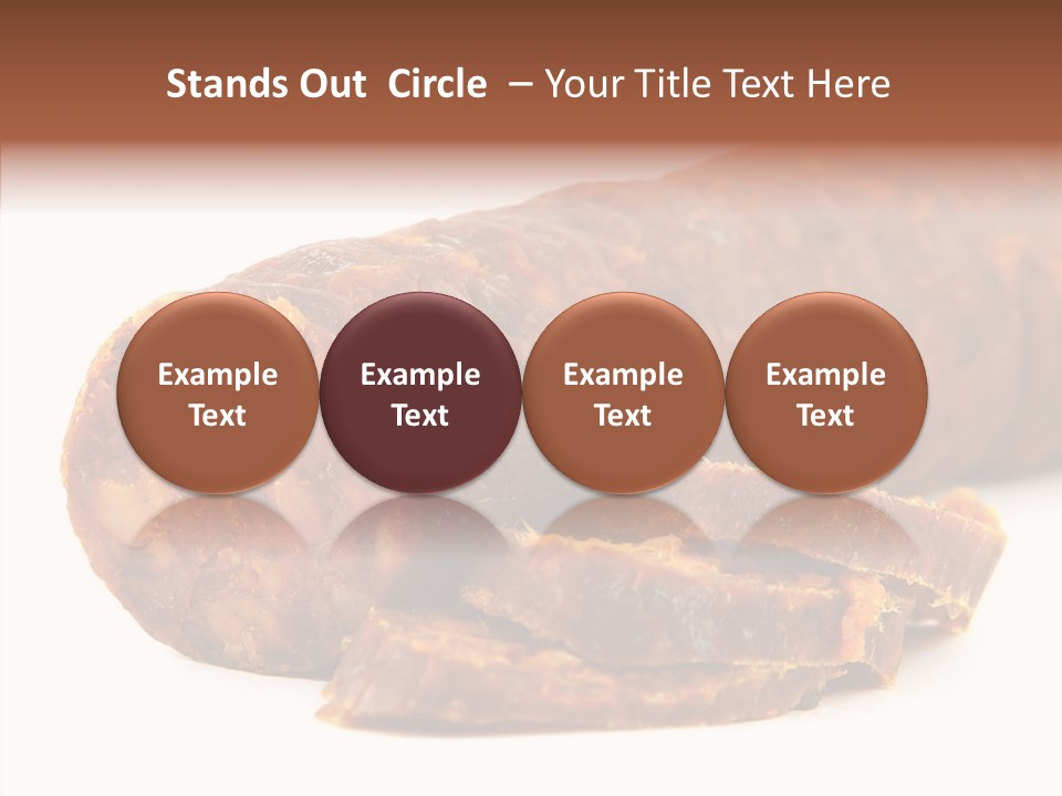 Close Tasty Pepper PowerPoint Template