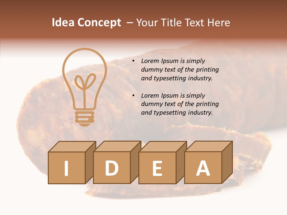 Close Tasty Pepper PowerPoint Template