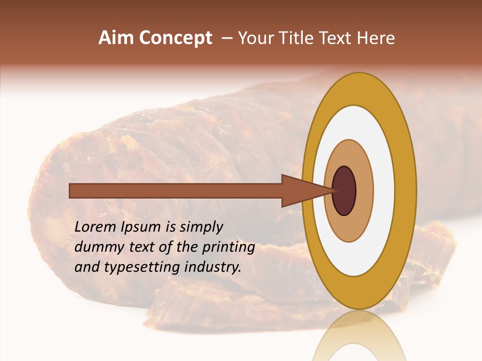 Close Tasty Pepper PowerPoint Template