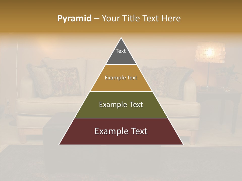 Room Family Room Cushions PowerPoint Template