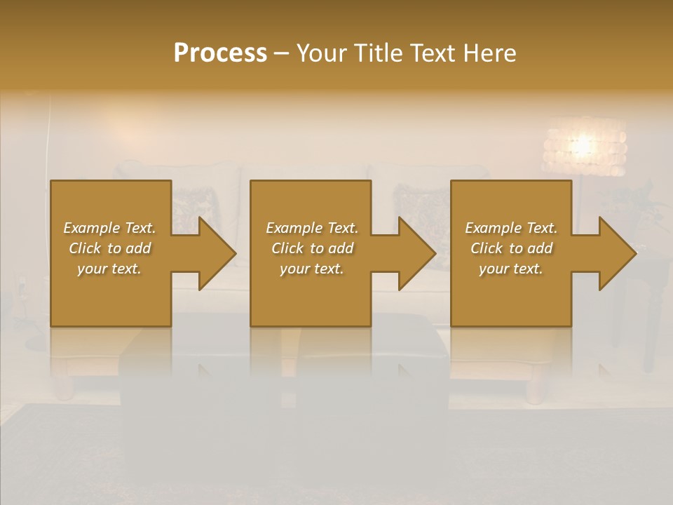 Room Family Room Cushions PowerPoint Template