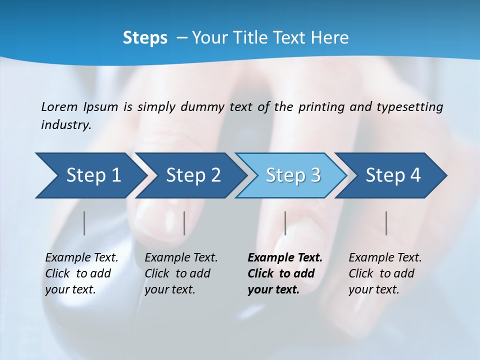 E Commerce Modern Close Up PowerPoint Template